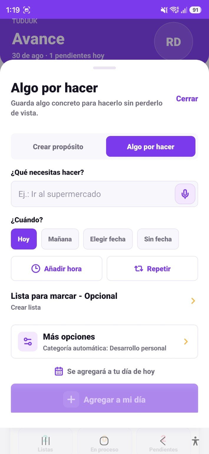 Algo por hacer en TUDUUK